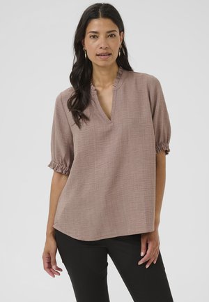 Bon'A Parte ODA ½ SLEEVE - Bluse - amphora melange