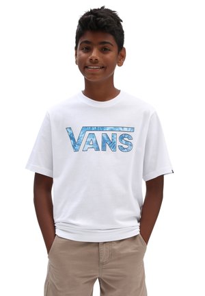 BY VANS CLASSIC LOGO FILL BOYS - T-shirt print - white