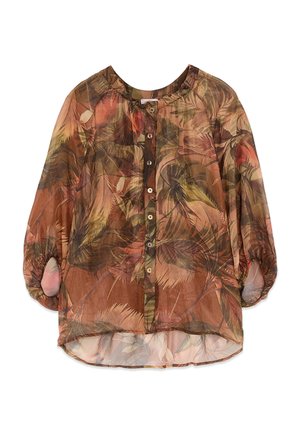 Oltre, CAMICIA FANTASIA - Blůza - marrone