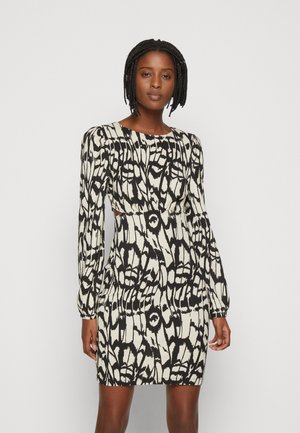 ONLY ONLGRID LUA O NECK DRESS  - Rochie de zi - black