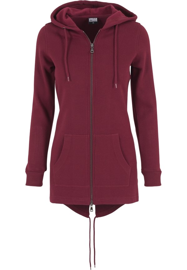 Sweatjacke - burgundy