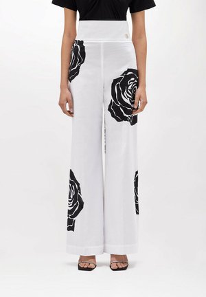 Pantaloni - spotted black rose m