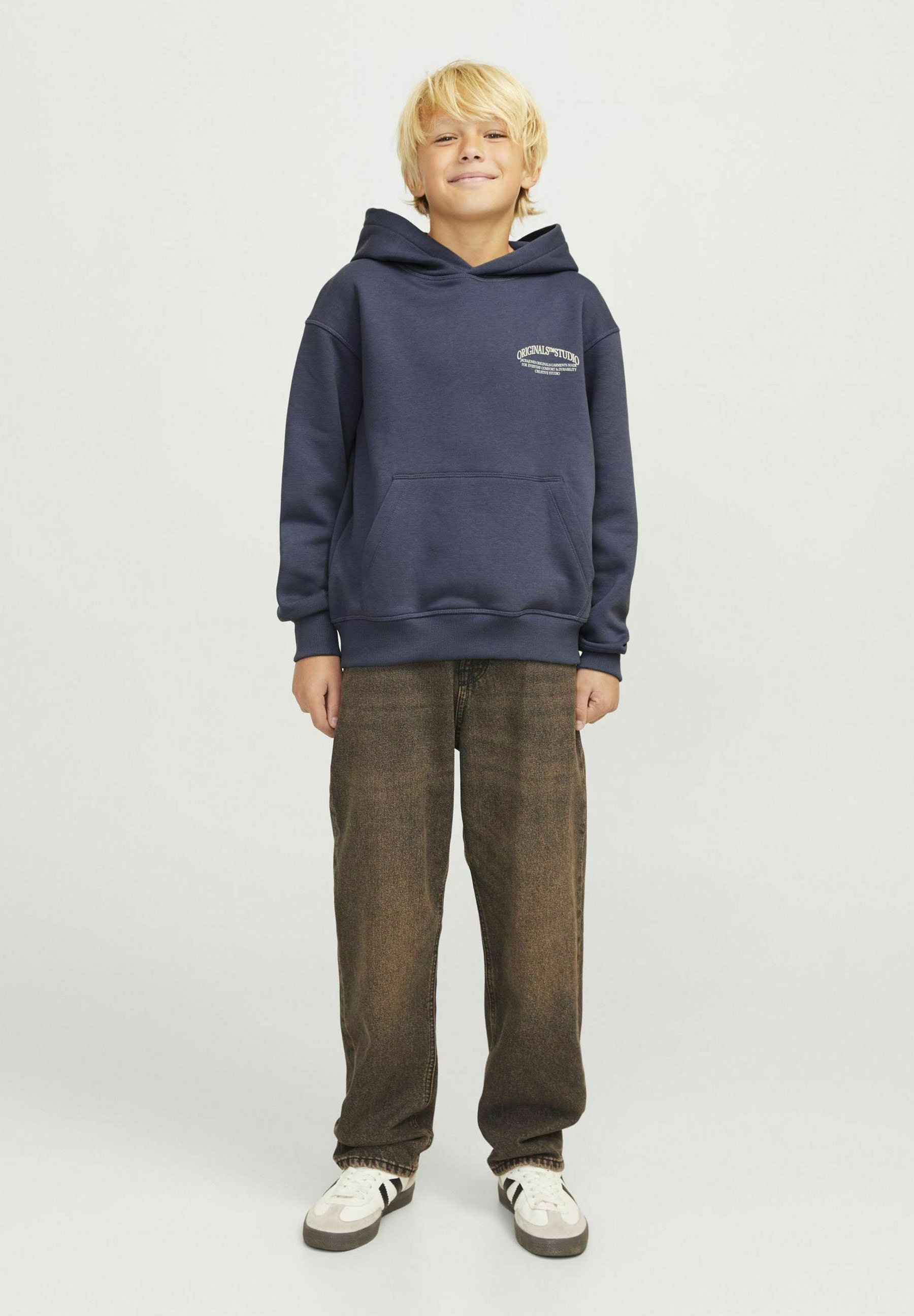 JACK & JONES Jungen Kapuzenpullover – Bequemer Hoodie Für Kids, Modisches Basic