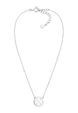 CIRCLE CLOVERLEAF - Collier - silver coloured