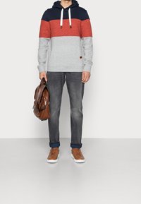 TOM TAILOR Felpa con cappuccio - grey