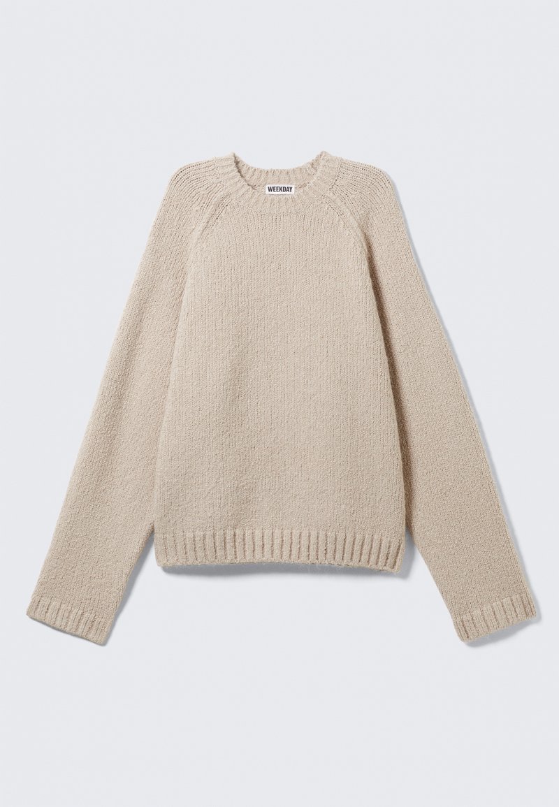 Weekday KNITTED - Pullover - light mole