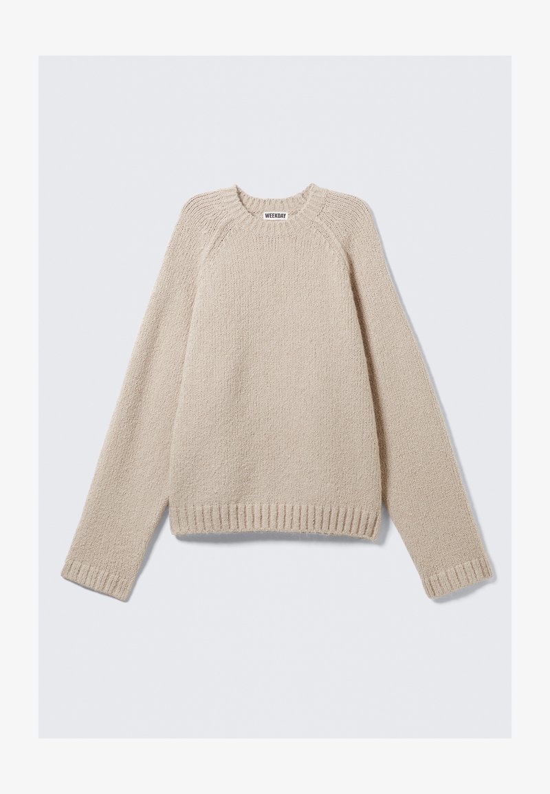 Weekday KNITTED - Pullover - light mole