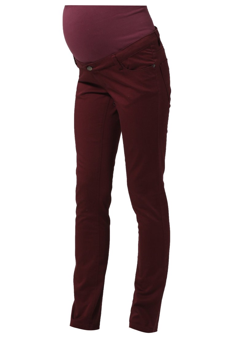 Esprit Maternity Slim fit jeans bordeauxrood Esprit Maternity Slim fit jeans bordeauxrood
