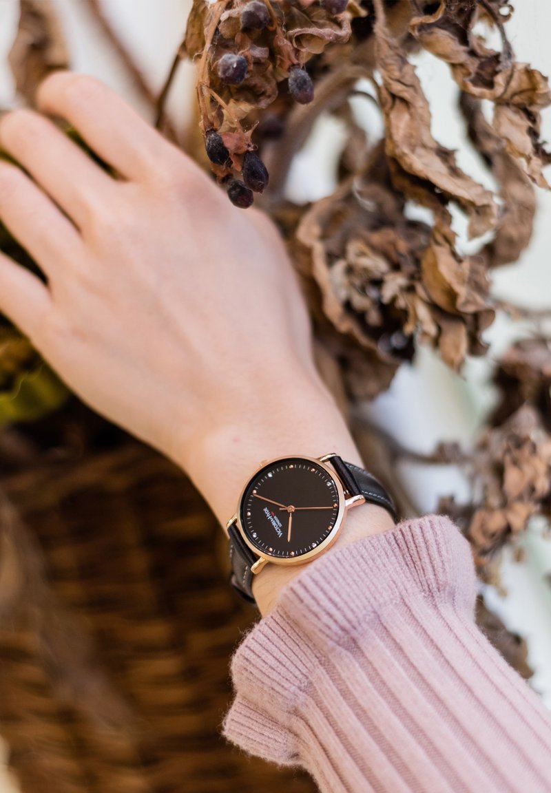 Paul Hewitt Rose Gold and Black Watch PAUL HEWITT Chrono Line Black Sunray - Black and Rose Gold  main image 4