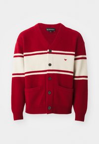 CARDIGAN - Kardigan - red/french oak