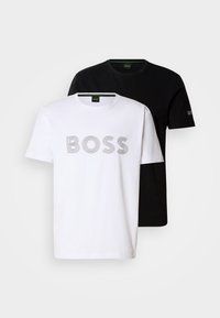 2 PACK - Nyomott mintás póló - black/white