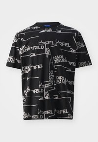 T-Shirt Karl Lagerfeld Jeans cropped con stampa donna