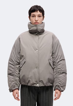 Topshop, TSPEDRO DOUBLE COLLAR PUFFER JACKET - Зимно яке - charcoal gray