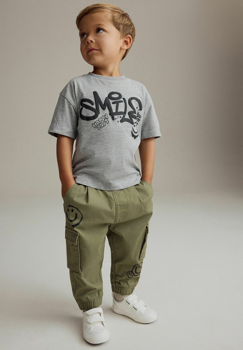 Next REGULAR FIT - SET - Cargobukser - khaki grey