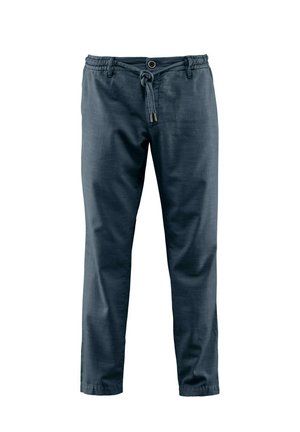 CON ELASTICO E CORDINO IN VITA - Chinos - navy blue