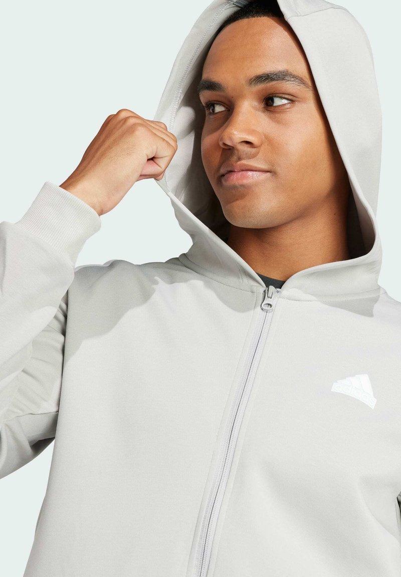 adidas Sportswear FULL ZIP Zipup sweatshirt grey two/grey Zalando.ie