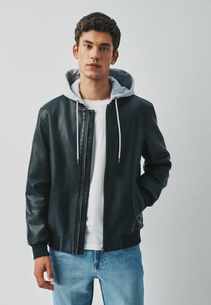 Next, Faux leather jacket - black