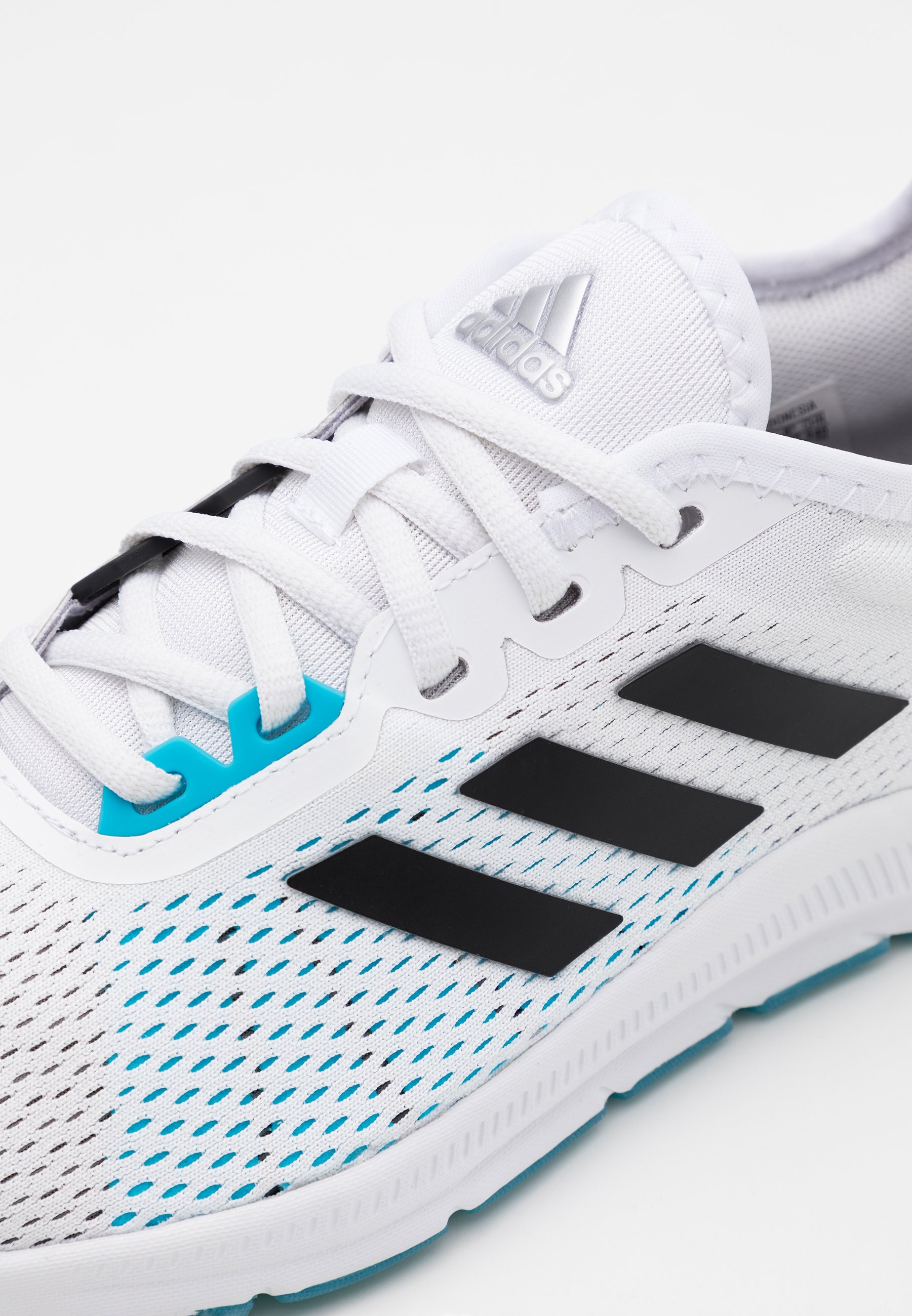 ASWEETRAIN CLOUDFOAM SPORTS SHOES - Sportschoenen - footwear white/core black/signal cyan ASWEETRAIN CLOUDFOAM SPORTS SHOES - Sportschoenen - footwear white/core black/signal cyan