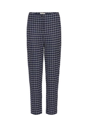 ICHI KATE CLOULE  - Kalhoty - patriot blue check