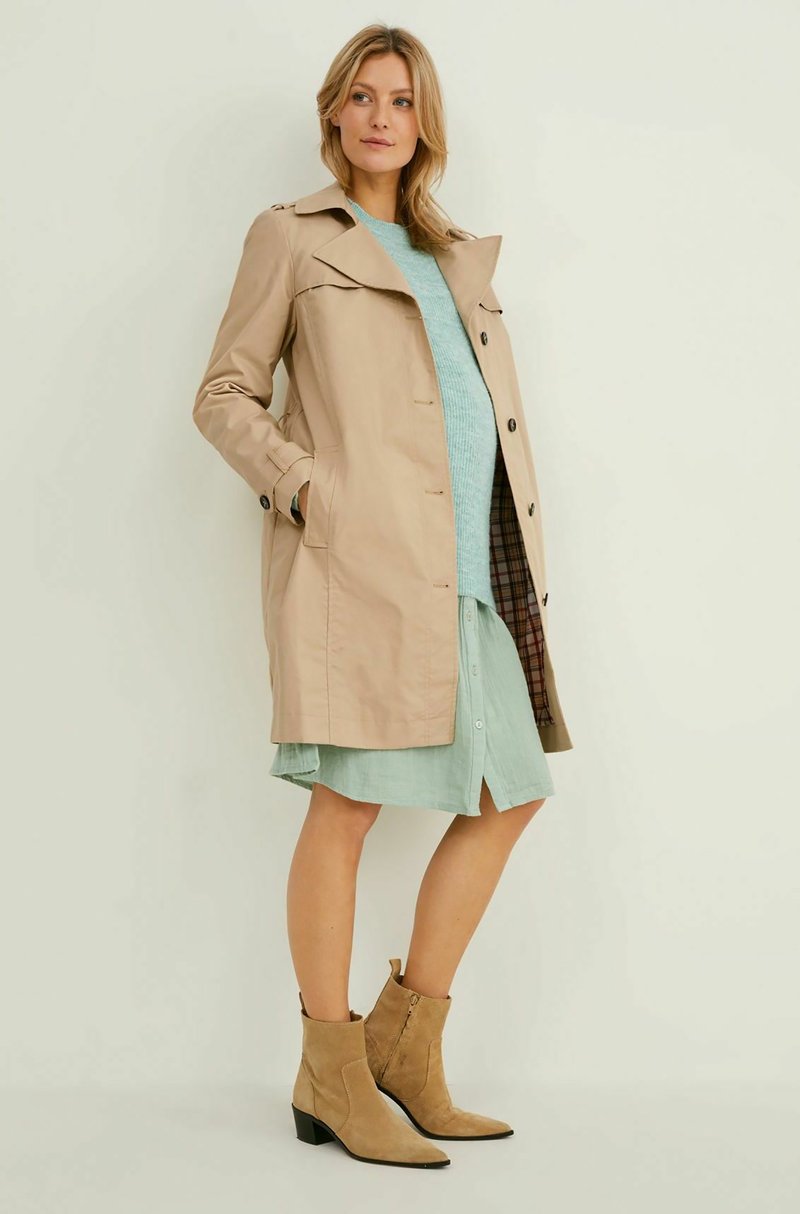 Damen Parkas | C&A Trenchcoat light brown/braun - DF91786 Damen Parkas | C&A Trenchcoat light brown/braun - DF91786