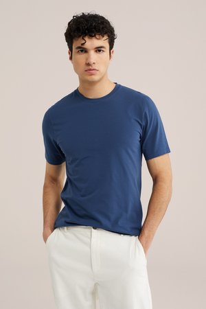 WE Fashion, T-shirt basic - indigo