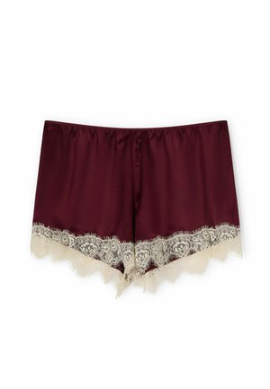 Intimissimi, CONTRASTING COLOUR - Pantalón de pijama - burgundy