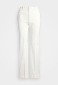 Stretch Cotton Chino Flare Trouser - Nadrágok - white