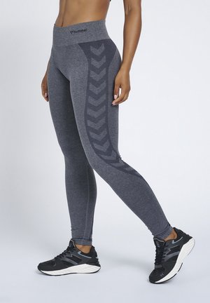 Tights - asphalt/quiet shade melange