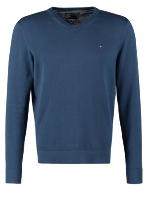 Strickpullover - blue denim