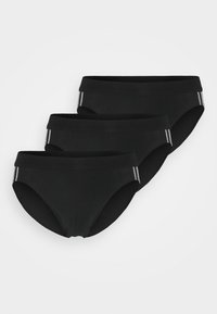 Schiesser 3 PACK  - Slip - black