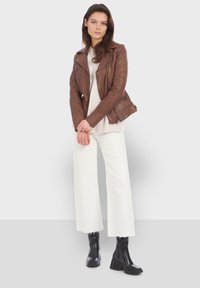 Oakwood VIDEO - Veste en cuir - light brown