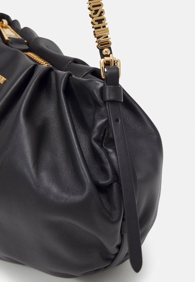MOSCHINO MINI LETTERING - Håndtasker - black