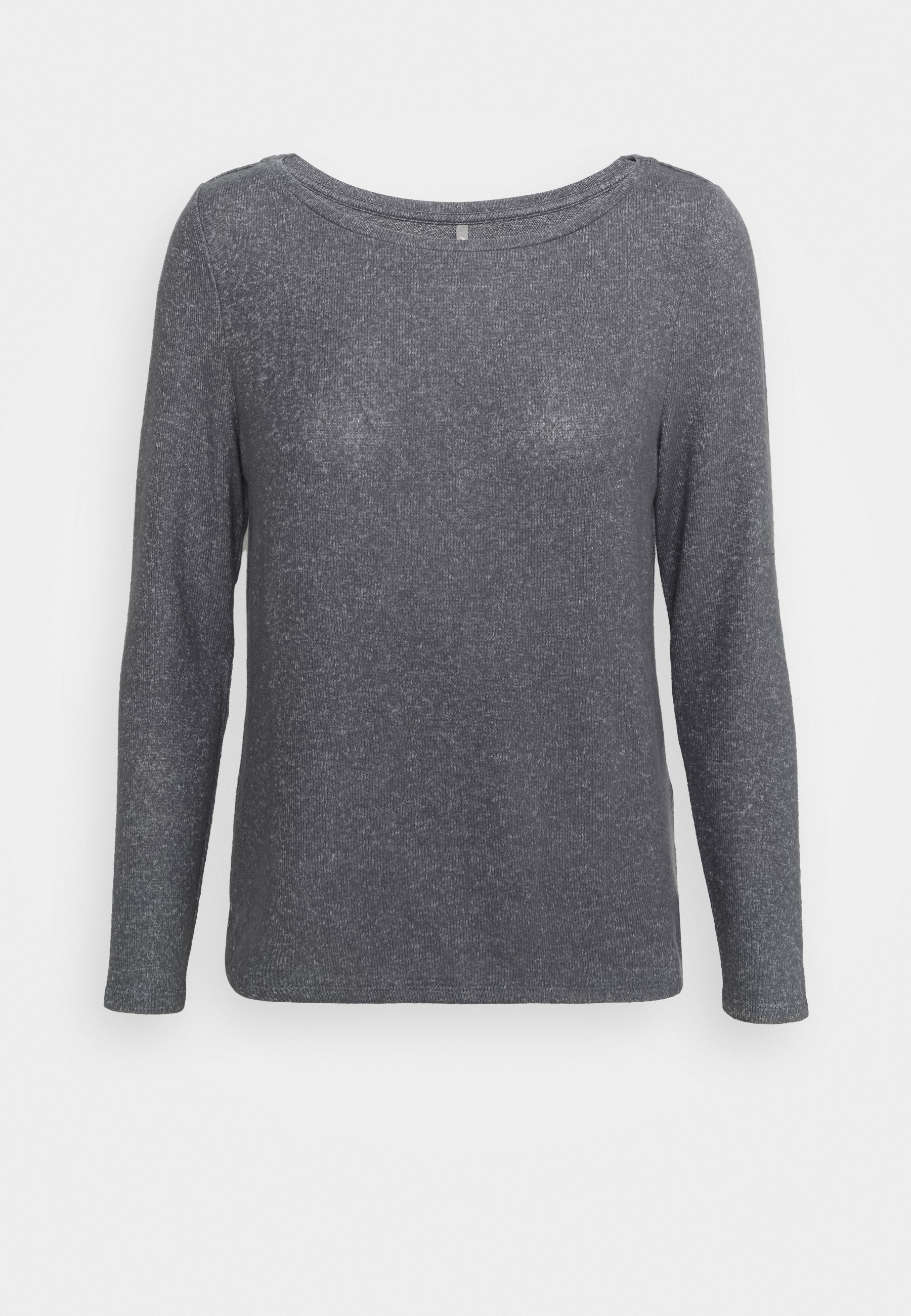 Only Petite Onlkala Boat Neck Jumper Medium Grey melange, Women's, Size: XL, Mottled Grey