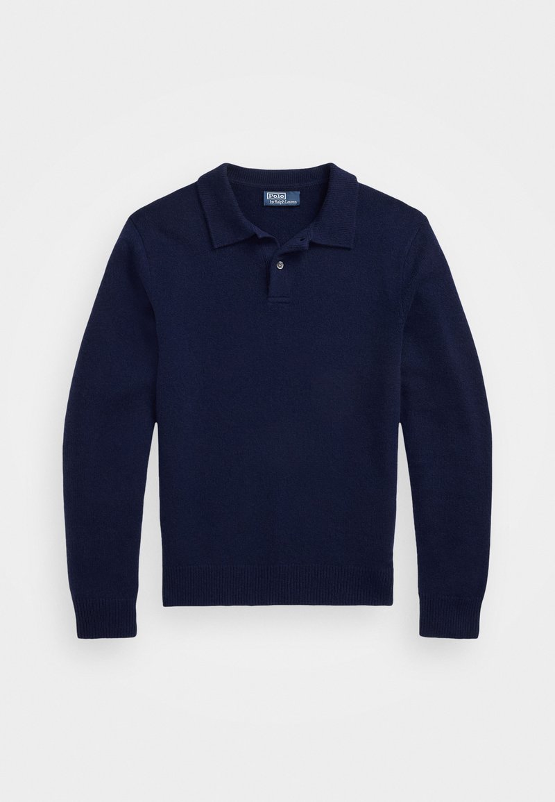 Polo Ralph Lauren CASHMERE POLO-COLLAR SWEATER - Pullover - bright navy