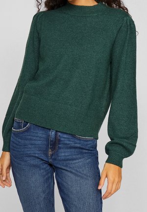 VILA, Pullover - dark green