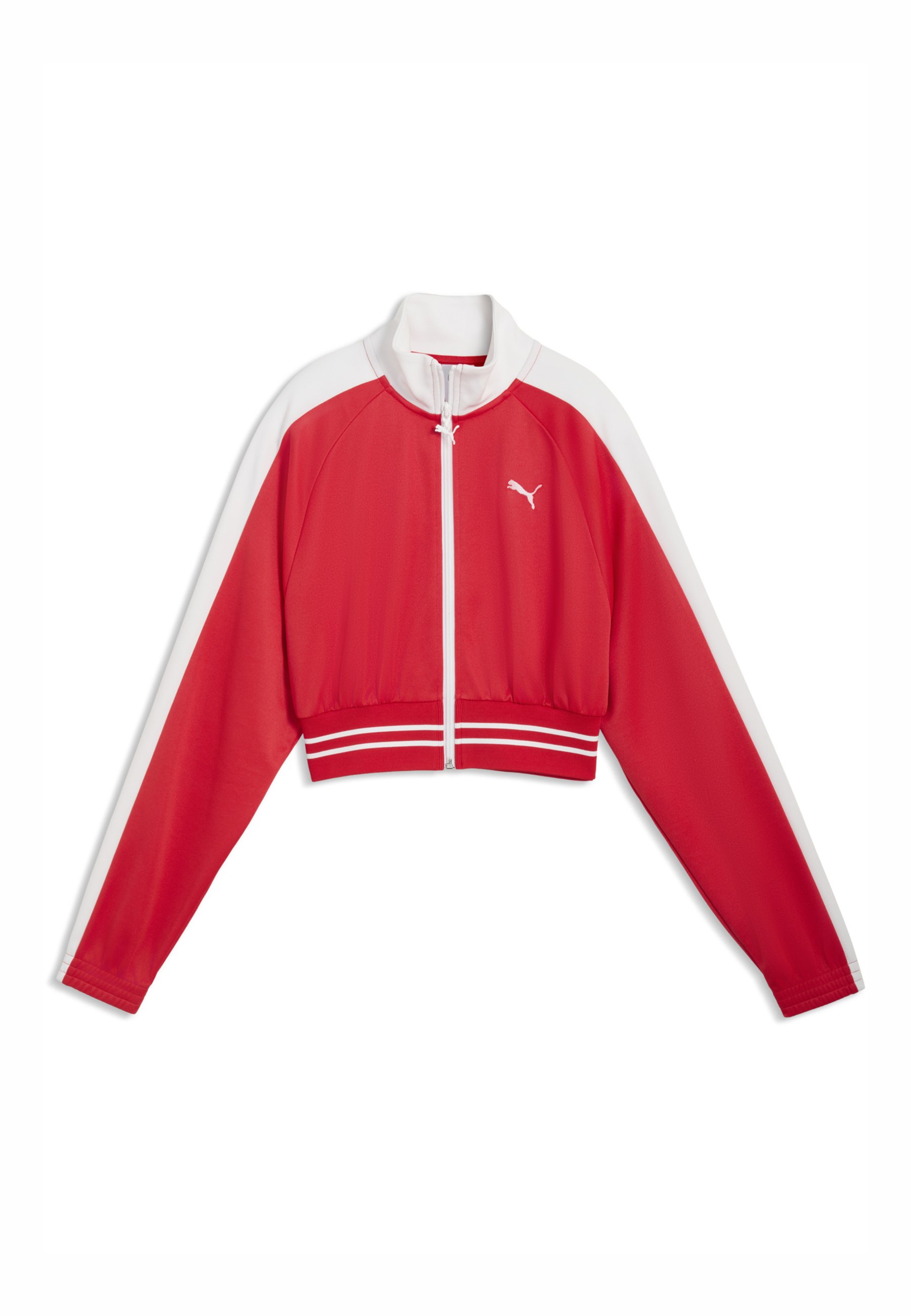 Puma CROPPED - Sportovní bunda - for all time red