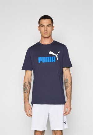 COLOR LOGO TEE - Marškinėliai su spaudiniu - new navy