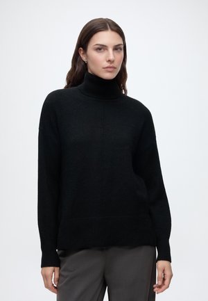 Pieces, PCMALOU ROLLNECK - Strickpullover - black