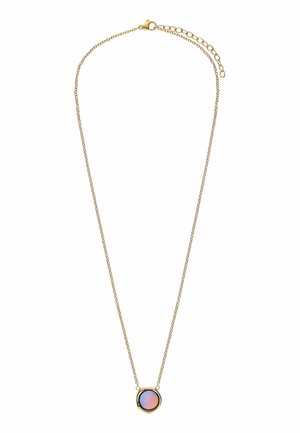 Ketting - gold-coloured white opal