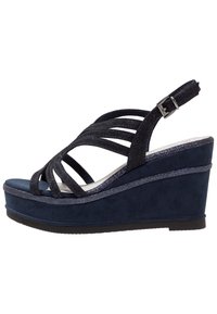 Marco Tozzi Sandali con tacco - dark blue