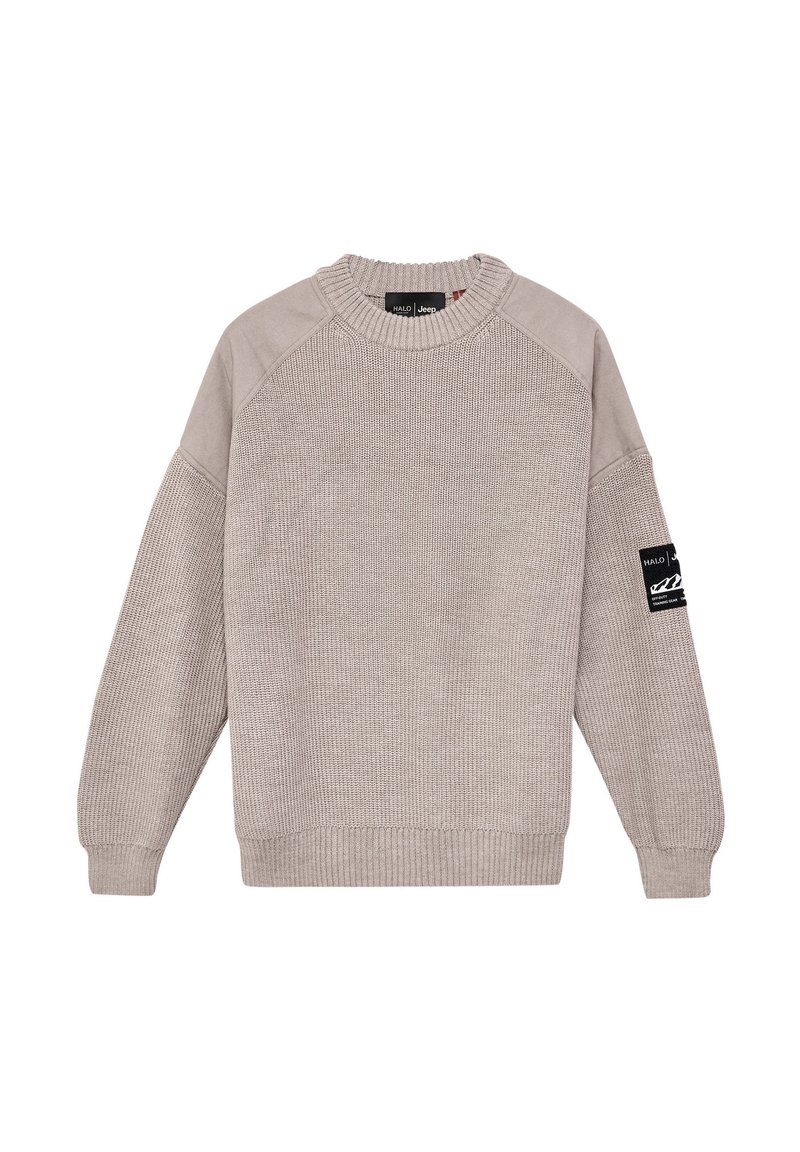 HALO Strickpullover hellbraun