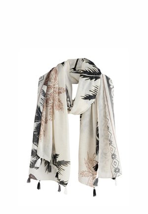 Next, PALM FOIL PRINT LIGHTWEIGHT SCARF . - Sciarpa - monochrome