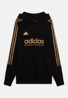 TIRO NATIONS PACK KIDS - Džemperis ar kapuci - black/tan/team victory red