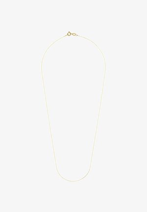 Goldplattierte Kettenhalskette mit einem feinen, zarten Design und glatter Textur. Mit einem Karabinerverschluss gesichert und leicht konstruiert.