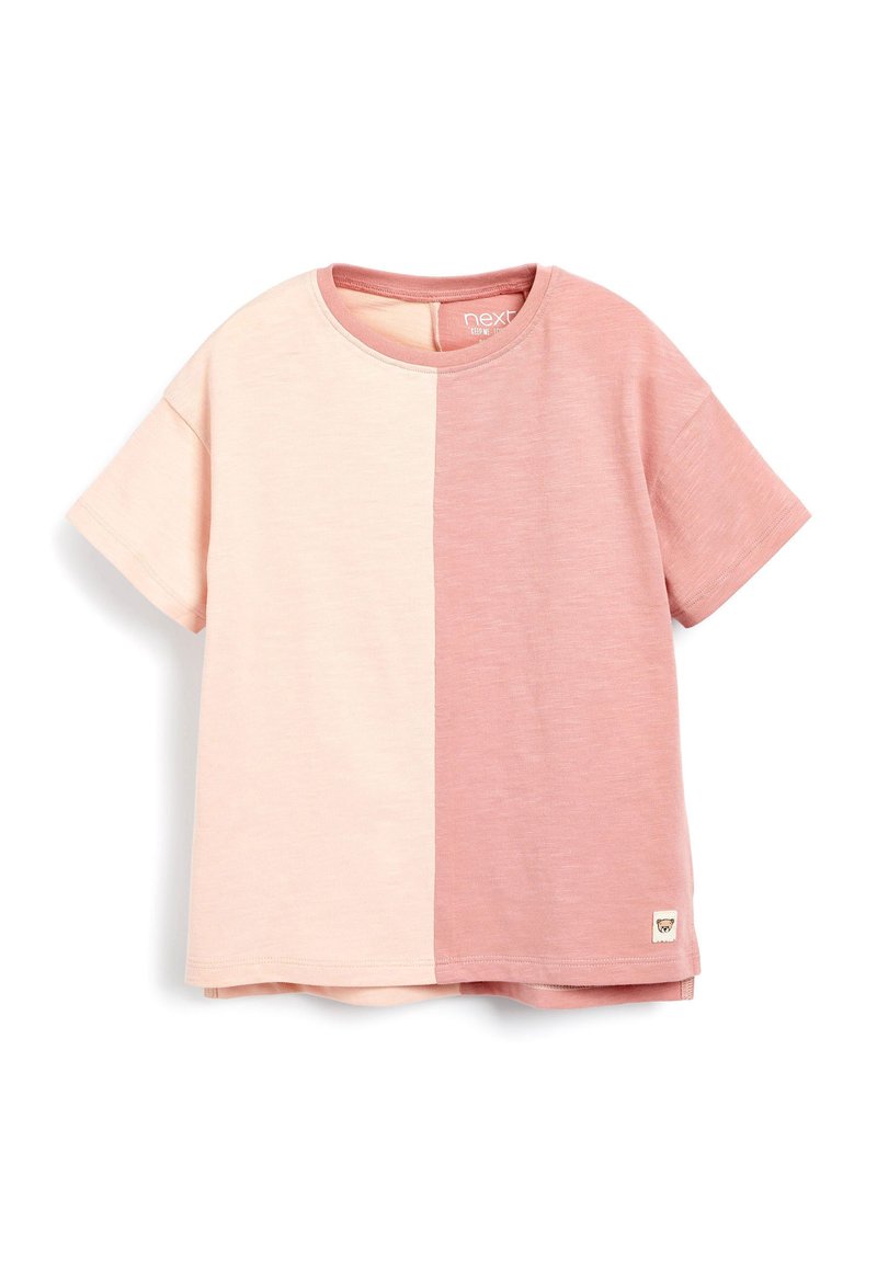 Kinder T-Shirts | Next LONGLINE T-Shirt print tonal pink colour biock/pink - PR17402 Kinder T-Shirts | Next LONGLINE T-Shirt print tonal pink colour biock/pink - PR17402