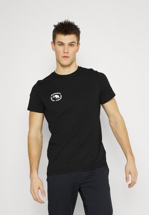 SEILE MEN CORDES - Print T-shirt - black