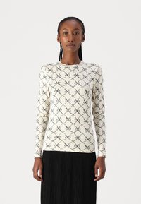 Vero Moda VMALBERTE CILIA BOX - Pikkade varrukatega topp - beige