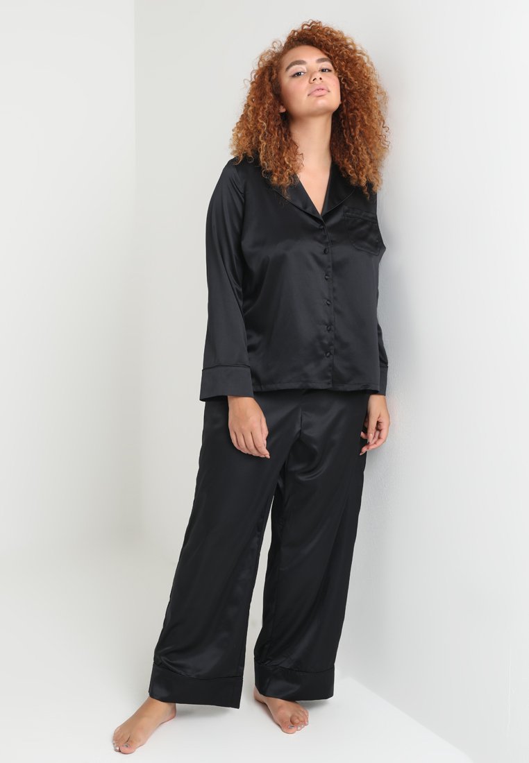 Savage X Fenty Plus Pajama Pyjamashirt Black Zwart Zalando Nl Savage X Fenty Plus Pajama Pyjamashirt Black Zwart Zalando Nl