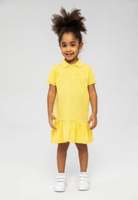 MINOTI - SHORT SLEEVE WITH FRILLED - Day dress - yellow Thumbnail Image 1