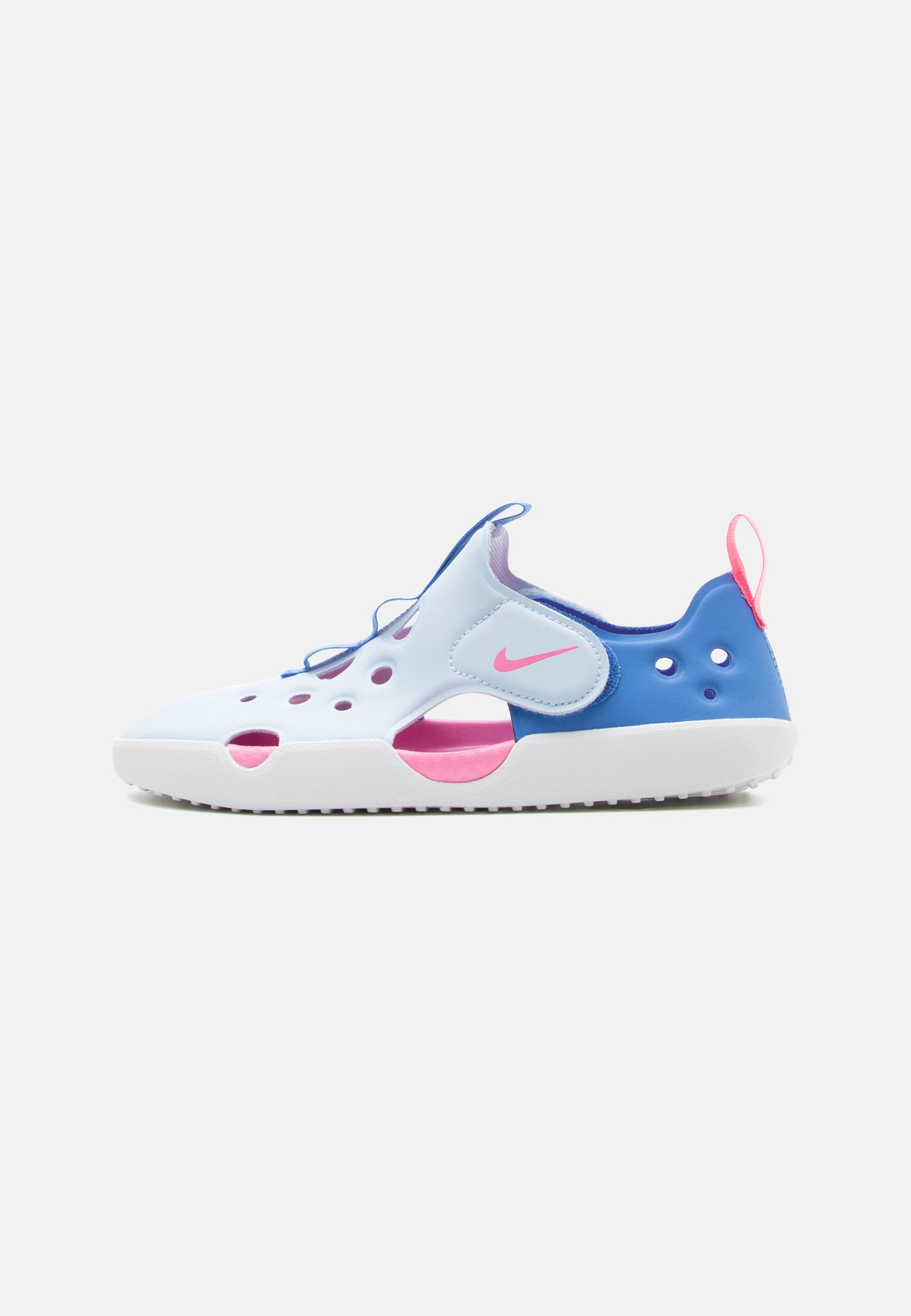 Nike SUNRAY PROTECT 4 UNISEX - Walking sandals - hydrogen blue/pink glow/blue crystal/white